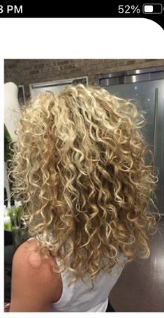 Light Perms For Medium Length Hair, Blonde Curly Shoulder Length Hair, Spiral Perms For Shoulder Length Hair, Blonde Curly Hair Over 50, Wavy Perm Blonde Hair, Medium Length Spiral Perm, Loose Perm Medium Length Thick Hair, Types Of Perms Medium Mid Length, Curly Hair Women Over 50 Mid Length