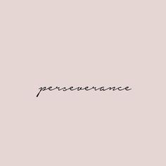 the word persence written in black ink on a pink background