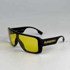 Burberry Be4401u 300185 Sunglasses Black Yellow Shield Unisex Be 4401u Brand New And 100% Authentic! Made In Italy. Same/Next Day Shipping! Brand: Burberry Model Number: Be4401u / Be 4401u Color Code: 300185 Gender: Men / Unisex Frame Shape: Shield Frame Color: Black Frame Material: Injected Frame Type: Full Rim Lens Color: Yellow Lens Material: Polyamide Bio Lens Protection: Category 3 Size: 130x0x130 100% Uv Protection Full Retail Burberry Set Includes: 1. Glasses 2. Hard Case 3. Carrying Clot Casual Yellow Shield Sunglasses With Polarized Lenses, Casual Yellow Shield Sunglasses With Tinted Lenses, Casual Yellow Tinted Shield Sunglasses, Trendy Yellow Shield Sunglasses With Anti-reflective Coating, Trendy Yellow Shield Sunglasses With Mirrored Lenses, Trendy Yellow Mirrored Shield Sunglasses, Trendy Yellow Tinted Shield Sunglasses, Casual Yellow Shield Sunglasses With Gradient Lenses, Trendy Yellow Shield Sunglasses With Uv Protection