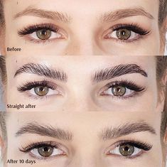 Natural Brow Lamination, Diy Brow Lamination, Lamination Brows, Face Treatments