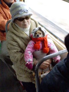 a woman holding a small child in her arms on a bus with the caption perkszefekty 4800 +