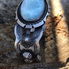 Chimney Butte Navajo Larimar & Sterling Silver Bracelet Cuff – Nizhoni Traders LLC Dragonfly Ring, Dragonfly Pendant, Silver Studs