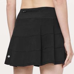 Tall Lululemon Pace Rival Skirt Sz 14 *4-Way Stretch 15" In Black Great Condition Lululemon Pace Rival Skirt Outfit, Lululemon Mini Skirt, Lu Lu Lemon, Black Lululemon Skirt, Lululemon Pace Rival Skirt Black, Pace Rival Skirt, Lululemon Pace Rival, Lulu Skirt, Lululemon Skirt