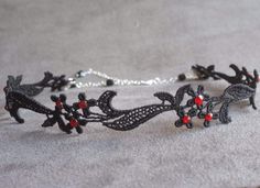 Floral Black Choker Necklace - Yatys Boutique Red Choker Necklace, Black Lace Choker Necklace, Sophia Black, Red Choker, Black Lace Choker, Beautiful Chokers, Bridal Choker, Lace Choker, Flower Choker