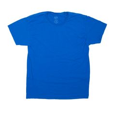 FRUIT OF THE LOOM T-Shirt Blue Short Sleeve Mens M Blue Plain Cotton T-shirt, Basic Blue Pre-shrunk T-shirt, Blue Shorts, Fruit Of The Loom, The Loom, Shirts Tops, Second Hand, Mens Accessories, Mens Outfits