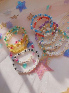 So Make The Friendship Bracelets, Make The Friendship Bracelets, Taylor Swift Birthday Party Ideas, Pony Bead Bracelets, Cute Friendship Bracelets, Beautiful Friendship, Taylor Swift Party, Bracelets Etsy, Taylor Swift Birthday