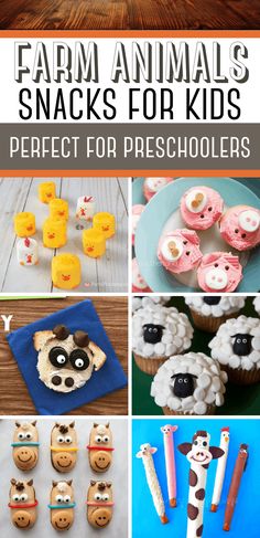 farm animals snacks for kids perfect for preschoolers