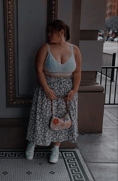 Curvy Healthy Aesthetic, Plus Size Healthy Aesthetic, Beach Plus Size Aesthetic, Plus Sized Cottage Core, Chubby Girl Desi Outfits, Plus Size Summer Outfits Big Stomach, Plus Size Aesthetic Outfits, Plus Size Summer Outfits, Fashion Corner