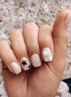 Stiletto Nail Art Designs, Star Nail Designs, Stiletto Nail Art, Simple Acrylic Nails, Acrylic Nails Coffin Short, Star Nails, Girls Nails