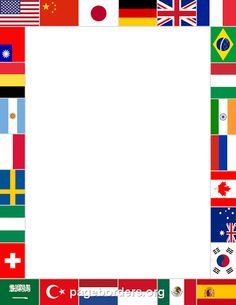 the flags of different countries are arranged in a rectangle