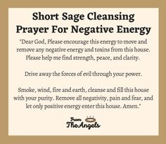 It is essential that when working with cleansing energy, we first ground within our body.    Then, we must be strict with our application. You’ll desire to open your windows for this one to let out the negative energy.    This prayer is very powerful, so you need to have a way for the energy to go away. Otherwise, it will stay in your house.    Learn the benefits of sage in the spiritual world. Sage Manifestation, Smudge Prayer Cleansing, Prayer To Remove Negative Energy, Sage Prayer, Cleansing Mantra, Sage Cleansing Prayer, Sage Sayings, House Cleansing Prayer, House Cleansing Ritual