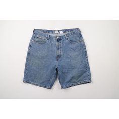 Vintage 90s Calvin Klein Mens 38 Distressed Baggy Loose Denim Shorts Jorts Blue Mens Shorts Bleach stains on the front. Small holes on the back corners of the pockets. Distressed and faded Mens size 38 Measurements are: 19 inches across the waist laid flat 9.5 inch inseam 21.5 inches from top to bottom Blue Cotton US Shipping is FREE Canada is $15 and International is $24. Check out my other items in my store! PR494 90s Denim Blue Jean Shorts For Streetwear, 90s Style Relaxed Fit Jean Shorts With Pockets, 90s Denim Blue Shorts With Pockets, 90s Style Denim Blue Jean Shorts, 90s Denim Blue Jean Shorts, 90s Style Relaxed Fit Jean Shorts, 90s Relaxed Fit Jean Shorts, 90s Light Wash Jean Shorts For Streetwear, 90s Style Medium Wash Jean Shorts For Streetwear