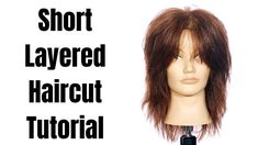 Layered Hair Tutorial, Short Layers On Long Hair, Layers On Long Hair, Short Layered Hair, Funky Hair Colors, Short Layer, Short Scene Hair, Funky Short Hair