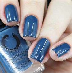 Not all Stormclouds rain. Sign up for our newsletter to get 10% off your first order! Free US shipping for orders over $30 and free international shipping on orders over $50 Blue Nail Polish Colors, Old Nail Polish, Pretty Nail Polish, Long Lasting Nail Polish, Nail Polish Art, Blue Nail Polish, Blue Nail Designs, Blue Nail, Winter Nail Art