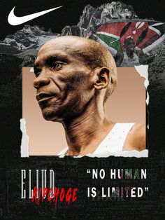 Marathon, graphic design,  kipchoge,  nike. Eliud Kipchoge Wallpaper, Track And Field Poster, Devine Tattoo, Composite Portrait, Eliud Kipchoge, Poster Motivation, Web Design Examples, Adventure Seeker, Run Fast