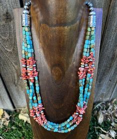 Sterling Silver Multi Strand Blue Green Turquoise Spiny Bead Necklace 24 inch Best Offers Accepted! Southwestern Multi-strand Necklaces With Large Beads, Turquoise Natural Stones Long Beaded Necklace, Southwestern Multi-strand Large Bead Necklaces, Hand-strung Multi-strand Turquoise Necklace Gift, Southwestern Multi-strand Necklace With Large Beads, Southwestern Multi-strand Polished Beaded Necklaces, Southwestern Multi-strand Beaded Necklaces With Natural Stones, Southwestern Multi-strand Gemstone Beads Necklace, Southwestern Multi-strand Beaded Necklace With Natural Stones