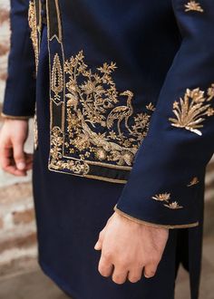 Textile Motifs, Prince Coat, Hand Work Embroidery, Men Wear, Men's Wear, Designer Clothes For Men, Pakistani Fashion, Men's Fashion