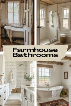 Seeking farmhouse bathroom inspiration? Discover 28 beautiful designs filled with rustic charm, reclaimed wood, subway tiles, and vintage vanities. Whether you’re renovating a small bathroom or a spacious suite, these ideas make it easy to add farmhouse style to your home.