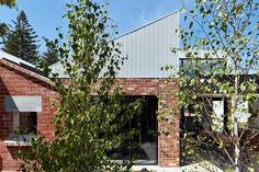 the house is made out of red bricks