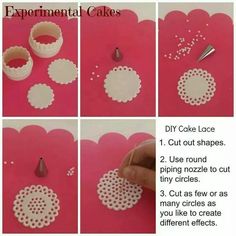 instructions on how to make cupcake laces