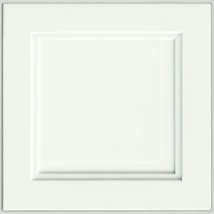 a white square frame on the wall