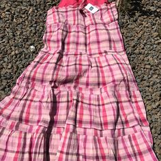 Nwt Gap Dress Size 14-16 Gap Cotton Sundress, Gap Pink Sleeveless Dress, Pink Sleeveless Dress By Gap, Pink Sleeveless Gap Dress, Gap Summer Maxi Dress For Beach, Gap Summer Beach Maxi Dress, Gap Dress, Kids' Dresses, Pink Purple