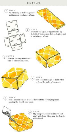 instructions for how to make an origami giraffe - like box from paper