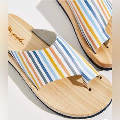 Free People New Woodlands Platform Clog Sandal Color Whitee, Orange, Light Blue, Blue, Teal, And Yellow Size 36=Us6 White Flat Clogs For Beach, White Flat Clogs For The Beach, Beach Clogs With Cushioned Footbed, White Clogs For Spring Vacation, White Flat Clogs For Summer, White Clogs For Vacation During Spring, Summer Beach Clogs With Round Toe, White Clogs For Spring Beach Outing, Casual Open Toe Beach Clogs