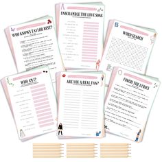 six printable worksheets to help kids learn how to spell the words in english