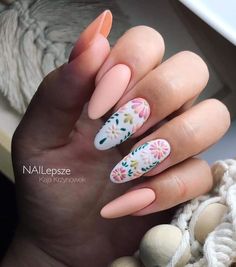 Mexican Nails, Easter Nail Designs, Colorful Nails, Spring Nail Art, Easter Nails, Spring Nail, Beauty Nail, Floral Nails, Fancy Nails