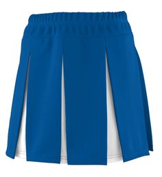 Pleated cheer skirt. Can be customized for any school for an additional charge! Pair with a cheer top! Cheer Tops, Girls Fit, Cheer Girl, Athletic Girls, Sports Skirts, Performance Wear, Columbia Blue, Double Knit, Athletic Apparel