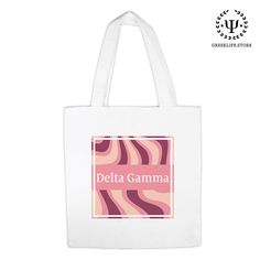 • PREMIUM QUALITY MATERIAL: To ensure you get the best quality, Delta Gamma Custom Market Canvas Tote Bag is made from high quality polyester canvas.• SIZE: Market Canvas Tote Bag measures 16-1/2" x 16-1/2".• IMPECCABLE GRAPHICS: Delta Gamma Market Canvas Tote Bag features Delta Gamma name, logo, and motto.• MULTI PURPOSES: Delta Gamma shopping bags are perfect as grocery totes, school totes, lunch bags, clothes bags, laundry bags, laptop carriers, travel totes and more. Not only are they durabl Delta Gamma Tote Bag, Delta Gamma Canvas, Gamma 2, Laptop Carrier, School Tote, Laundry Bags, Delta Gamma, Grocery Tote, Lunch Bags