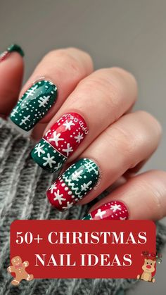 50+ Christmas Nails So Cute, Even Santa Will Be Jealous! 🎄💅 Get holiday-ready with these Christmas Nails that will make your season shine! From classy Christmas Gel Nails to fun Christmas Nails Acrylic, there's a look for every nail lover. 🎅✨ Try Cute Christmas Nails or Christmas Nails Easy if you’re up for a quick, festive DIY. Need some Nagel Inspo? We’ve got you covered with stylish Xmas Nails and Nail Art Noel to make Her Nails stand out. Go bold with Red Christmas Nails or add some sweet... Xmas Nail Designs, Tree Nails