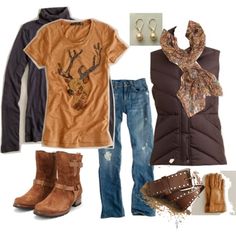 brown Coats Fashion, Sherpa Vest, Western Look, Beige Top, Cute Summer Outfits, New Wardrobe, Cut Jeans, Clothing And Accessories, Reindeer