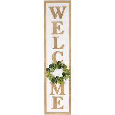 Visitors will feel instantly welcomed into the house you've made a home when you display this Northlight 40" Welcome Wooden Framed Outdoor Porch Sign.Northlight 40" Welcome Wooden Framed Outdoor Porch Sign.Click this HOME DECOR & FURNITURE GUIDE to find the perfect fit and more! FEATURES ​For indoor useDETAILS 40"H x 9.5"W x 0.5"D Product weight: 4.1 lbs. Wood Attached sawtooth hook Spot clean Imported Model no. 35745438 Size: One Size. Color: Brown. Gender: unisex. Age Group: adult. Porch Sign, Outdoor Porch, Porch Signs, Decor Furniture, Home Decor Furniture, The House, Accent Decor, Furniture Decor, Porch