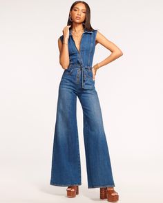 Jemma Denim Jumpsuit Denim One Piece Jumpsuit, 70s Denim Jumpsuit, Denim Jumpsuits, Gala Dress, Kacey Musgraves, Cotton Citizen, Cami Nyc, Ramy Brook, Ocean Breeze