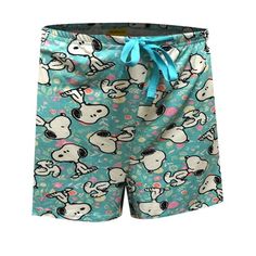 Don't you just love Snoopy? These sleep shorts for women feature Peanuts loveable Snoopy character in an all over pattern. Charlie Brown's best pal is happy smelling the lovely flowers! They have an elasticized waistband with drawstring tie. Machine washable and easy to care for. Missy cut. Size: L.  Color: Blue.  Gender: female.  Age Group: adult. Snoopy Characters, Candle Pedestal, All Over Pattern, Sleep Shorts, Flower Lights, Shorts For Women, Peanuts Snoopy, Blue Gender, The Flowers