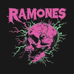 Embody the raw energy of the Ramones with a vintage skull design, radiating punk rebellion and timeless rock ‘n’ roll attitude. Ramones T Shirt, The Ramones, Vintage Skull, Ramones, Skull Design, Rock N, Rock N Roll, Old School