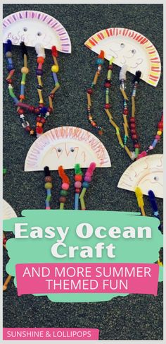 easy ocean craft and more summer themed fun