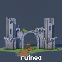 Minecraft Ruins, Minecraft City Buildings, Minecraft Houses Survival, Minecraft Blocks, Minecraft Modern, Minecraft Castle, Minecraft Medieval