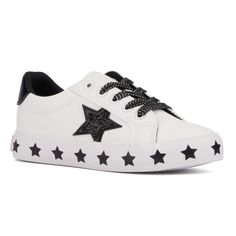 Let her shine in the Super Starr sneakers! These eye-catching shoes feature fun star details that add a playful sparkle to any outfit. Designed for comfort and durability, they come with a cushioned insole and sturdy sole, perfect for active days. Ideal for school, playdates, or casual outings, Super Starr sneakers are a must-have for your little superstar. Olivia Miller, Closed Toe Shoes, Footbed Sandals, Jelly Sandals, Low Top Sneakers, Water Shoes, Shoe Size Chart, Her Style, Kid Shoes