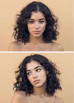 Short Curly Hair Without Bangs, Short Curly Hair Face Framing Layers, Curly Hair Square Face Haircuts, Curly Hair Cuts Mid Length, Short Curly Haircuts Middle Part, Mid Length Haircut Curly Hair, Short Curly Hair With Face Framing Layers, Midlength Curly Hair, Curly Short Hair Aesthetic