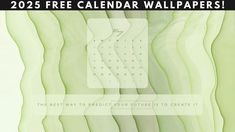 a green wallpaper calendar with the text 2013 free calendar wallpapers on it