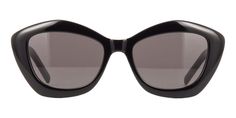 SAINT LAURENT SL68 001This cat eye Saint Laurent sunglass comes in a black frame with dark grey lenses.About Saint Laurent:Founded in 1961, Yves Saint Laurent is a legendary couture house that has left an indelible mark on the fashion industry. With a vision that challenged conventions and redefined the notion of luxury, Yves Saint Laurent introduced the concept of luxury prêt-à-porter with their iconic 1966 collection, known as ""Rive Gauche."" This collection became synonymous with youthfulnes Formal Cat Eye Sunglasses For Summer, Formal Summer Cat Eye Sunglasses, Retro Black Sunglasses For Evening, Matte Black Sunglasses With Mirrored Lenses For Evening, Retro Black Cat Eye Sunglasses, Evening Cat Eye Shield Sunglasses With Mirrored Lenses, Matte Black Mirrored Sunglasses For Evening, Retro Black Cat Eye Sunglasses With Tinted Lenses, Matte Black Sunglasses With Uv Protection For Evening