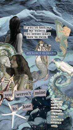 Check out marieee113's Shuffles Siren. #mythical #mythicalcreatures #siren #mythology #pirates #art #sirenaesthetic #mermaid #aesthetic #wallpaper Dark Nautical Aesthetic, Nautical Aesthetic, Vampire Pictures