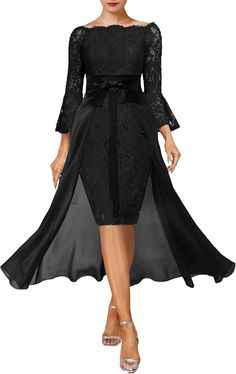 Women Two Pieces Overskirt Knee Length Lace Mother of The Bride Dress for Wedding Guest Lace 3/4 Sleeves V Neck Elegant Sheath Black Outfit for Party with Bow 10
Soft skin-friendly and Quality Lace, 100% Handmade, Full Lining with built-in bra
Standard Care Black Outfit For Party, Womans Skirt, Outfit For Party, Dress For Wedding Guest, Dress For Wedding, Mother Of The Bride Dress, Soft Skin, Skin So Soft, Mother Of The Bride Dresses