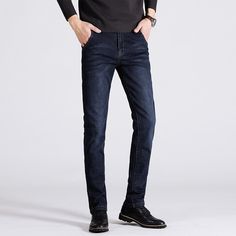 Gender: Men Item Type: Jeans Material: Denim Closure Type: Zipper Fly Wash: Medium Fit Type: Slim Waist Type: Mid Fabric Type: Softener Jeans Style: Straight Thickness: Midweight Length: Full Length Style: Casual Model Number: 1116 Pattern Type: Solid Decoration: Embroidery C: black-blue S: 28-29-30-31-32-33-34-36-38-40 Striped Beach Dress, Compression Vest, Laced Up Shirt, Summer Denim, Casual Summer Shorts, Denim And Lace, Love Clothing, Blazer And Shorts, Jeans Material