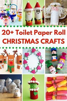 20 toilet paper roll christmas crafts that are fun and easy to make for the kids