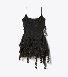 Mini Jellyfish, Easy Fall Outfits, Hyper Feminine, Casual Formal Dresses, Simple Fall Outfits, Tory Burch Dress, Cascading Ruffles, Fall 24, Straight Neckline