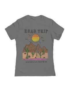 Grey  Collar     Embellished   Women Clothing Gray Band Merch T-shirt With Graphic Print, Pop Culture Graphic Print T-shirt, Retro Tri-blend Graphic Print Tops, Graphic Tee With Text Print For Adventure, Short Sleeve Tops With Text Print For Adventure, Relaxed Fit Graphic Print Top For Adventure, Graphic Print Cotton Top For Outdoor Activities, Gray Graphic Tee With Front Print, Graphic Tee For Adventure